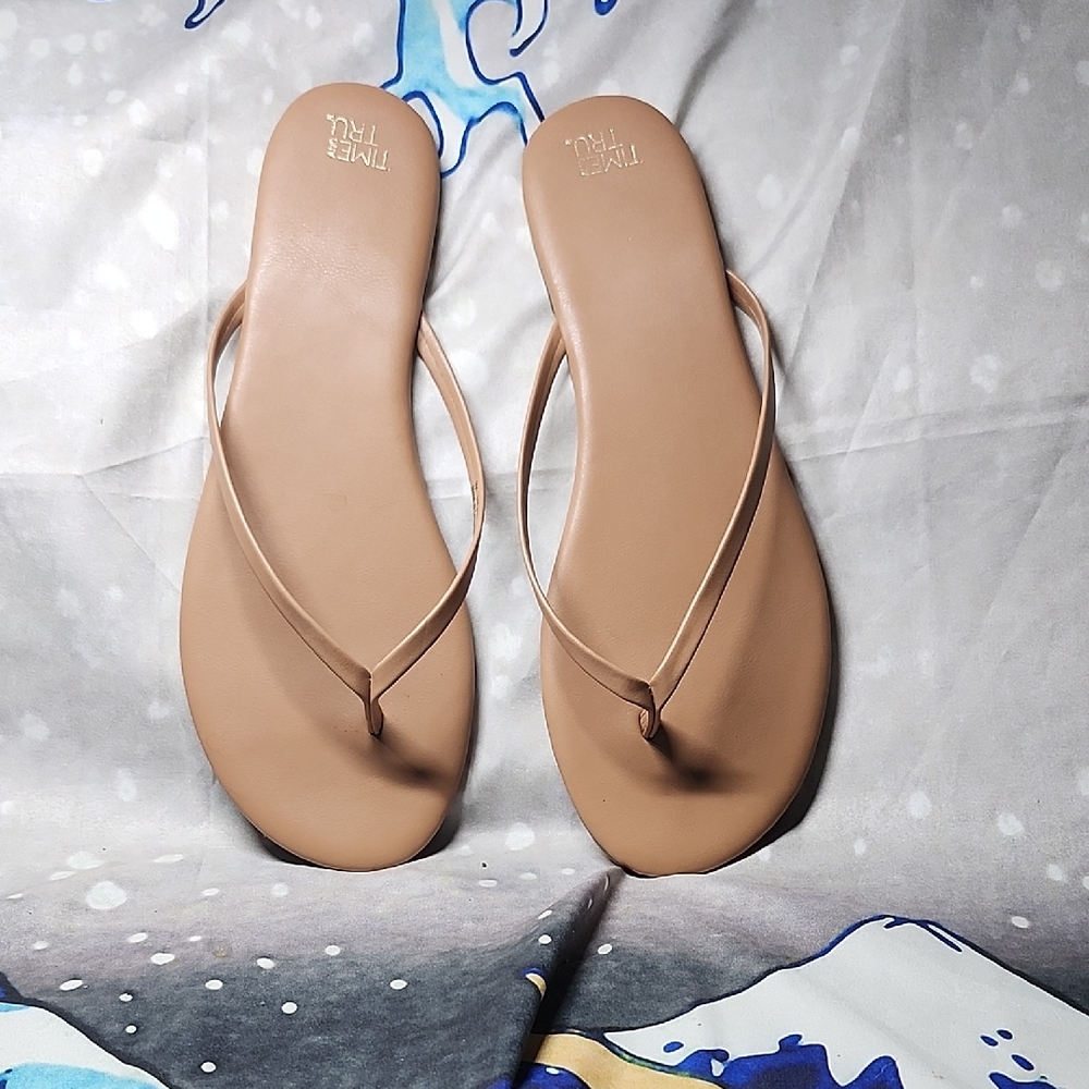 Time and Tru Beige Sandals